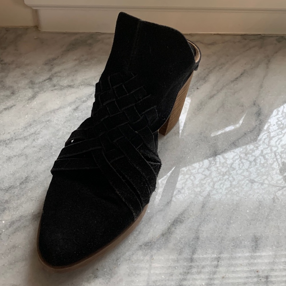 Rebel Black Suede Clog